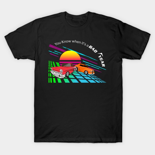 Psychedelic Auto Design T-Shirt by Dimmo